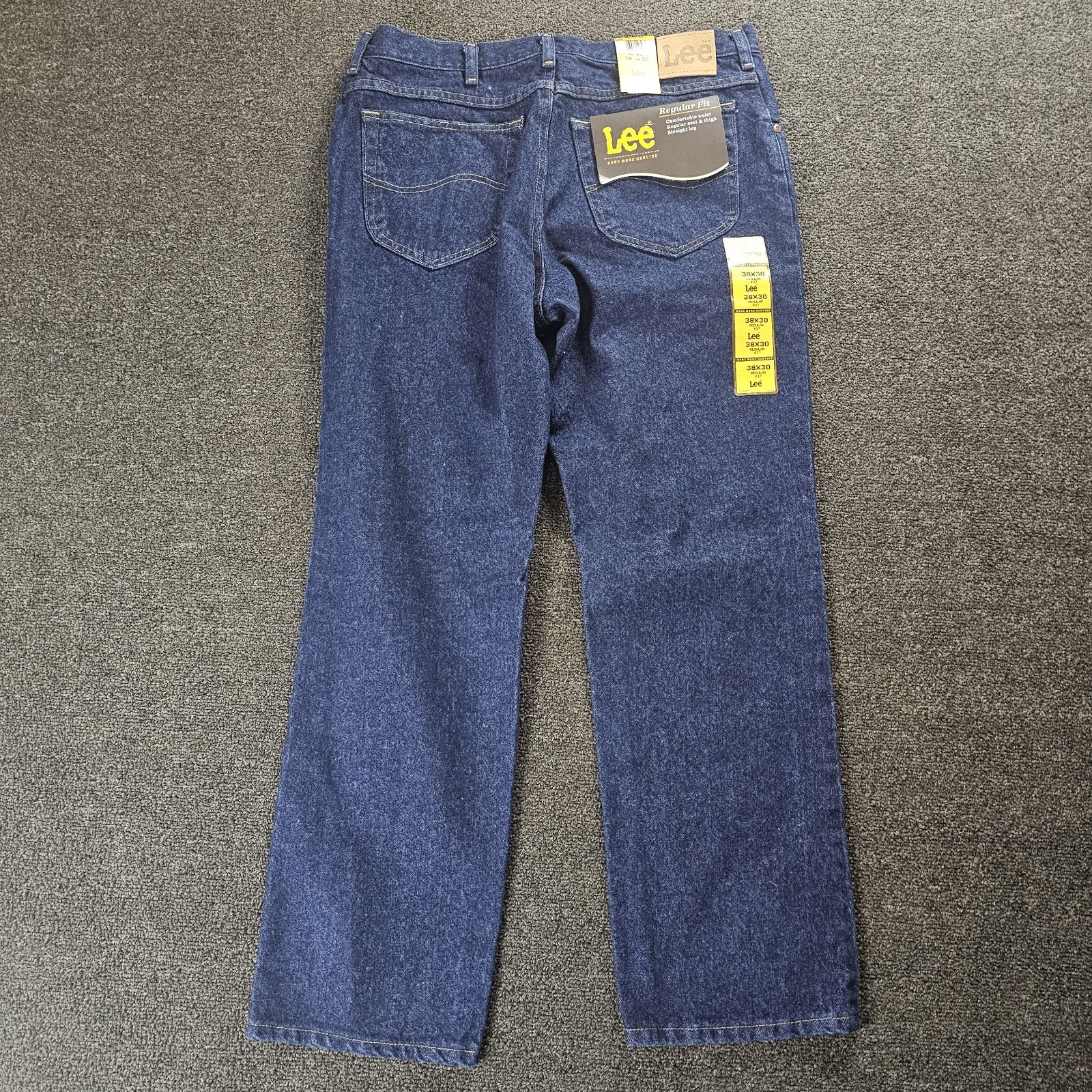 S 38x30 Blue Comfort Stretch Straight 90s Western