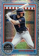 2025 Panini Stars and Stripes USA Baseball #7 Gavin Grahovac Opening Day