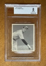 1948 Bowman #12 Johnny Sain RC BVG 8 BGS NMMT