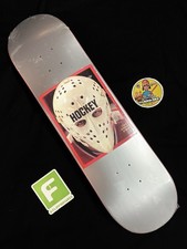 RARE Hockey 1st Ed Mask Eyes Without A Face Silver Jason Vorhees Skateboard Deck