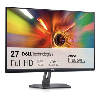 Dell S2721NX 27 Zoll Full HD (1920x1080) Monitor, 75Hz, IPS, 2x HDMI, Schwarz
