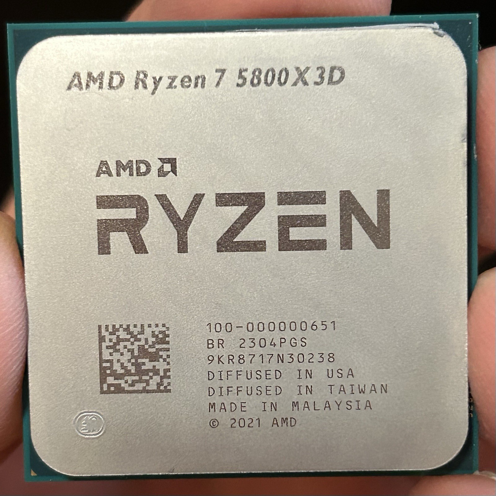 AMD Ryzen 7 5800X3D 3.4GHz 8-Core AM4 CPU 96MB 3D V-Cache | eBay
