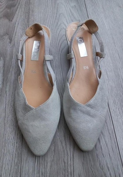 Women Gabor Mules Silver 38