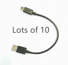 10pcs Short USB-C TYPE C Cable Cord For Sony WH-1000xm3 WF-1000xm3 wh-h910n h810