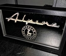 SUNBEAM ALPINE with ROOTES GROUP BADGE  Mirrored LED Lighted Sign W/ Remote 