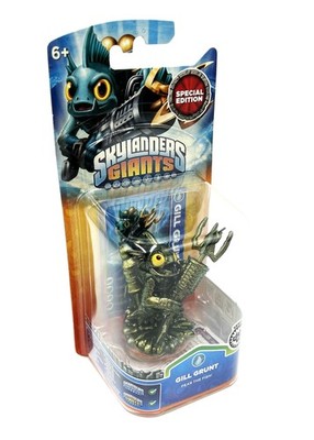 Skylanders Giants Metallic Green Gill Grunt in Originalverpackung OVP Chase