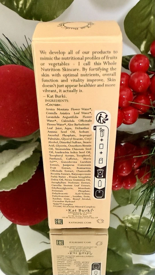 KAT BURKI Nutrient-C Eye Cream .5oz/15mL RET$90 Vitamin-C Radiant AUTHENTIC New - Image 3 of 4