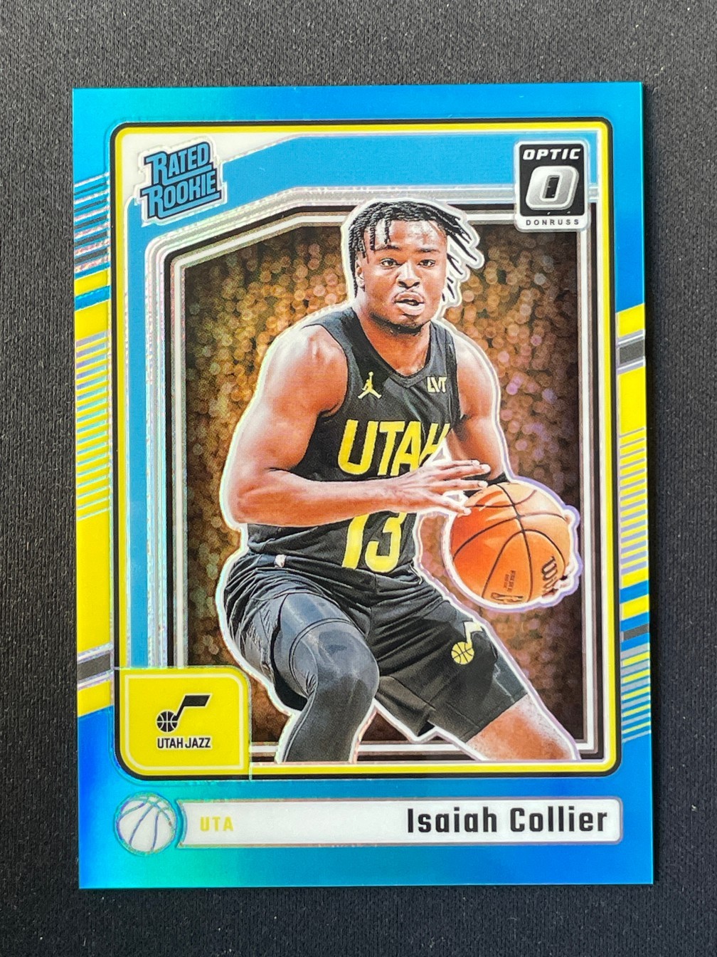 Isaiah Collier 2024-25 Panini Donruss Optic Rated Rookie Aqua 045/225 #295