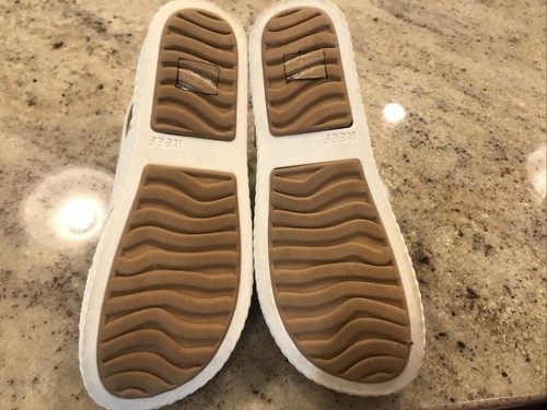 Reef Women’s Water Vista Slide Sandal White & Tan Sz 8 Slip On Open Toe - Picture 5 of 5