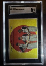 1959 Topps - High # Roberto Clemente, Bill Virdon, Bob Skinner #543 Corsair Trio