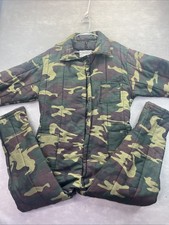 Weather Rite Camouflage Hunting Coveralls Men XL One Piece Outdoor Vintage Camo