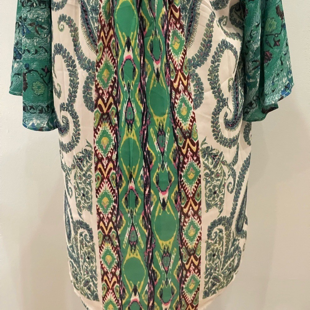 Weekend by Suzanne Betro M Patterned Blouse View 3
