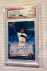 2022 Topps NOW 25 HR/SB Season Julio Rodriguez RC Auto Blue /49 PSA 10