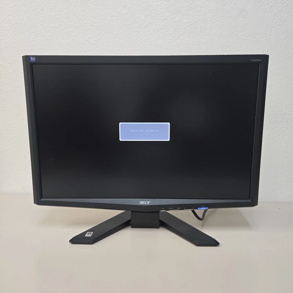 Acer X223W ET.EX3WP.D01 22" Widescreen LCD Monitor DVI VGA - Image 2 of 4