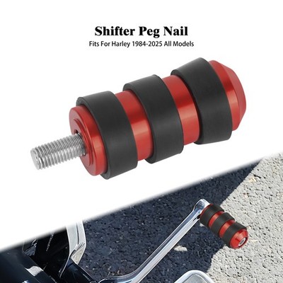 Zehenfuß Schalthebelfuß Rot Für Harley Touring Road King Softail Dyna Low Rider