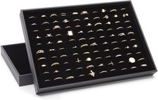 Ring Display Tray Velvet Protection  Jewelry Display Removable Pad  Earring