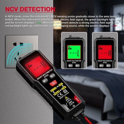 HT93 Multifunktions-Digital-Multimeter perfekt f��r Hand-NCV-Erkennung