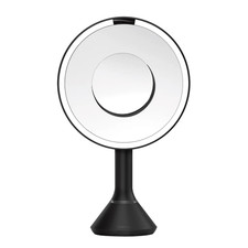 simplehuman 8” Round LED Sensor Mirror with 5x and 10x Magnification