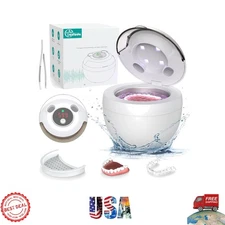 Advanced 45kHz Ultrasonic Cleaner - Multi-Mode Retainer & Jewelry Cleaner, 200ML