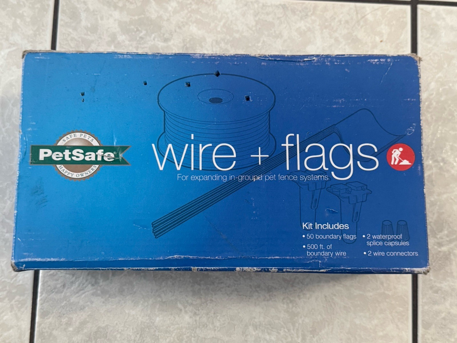 Wire And Flag Kit 500ft Wire 50 Boundary Flags For In Ground