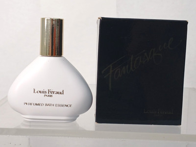 VINTAGE 1983 LOUIS FERAUD PARIS FANTASQUE PERFUMED BATH ESSENCE 4 OZ NIB NOS