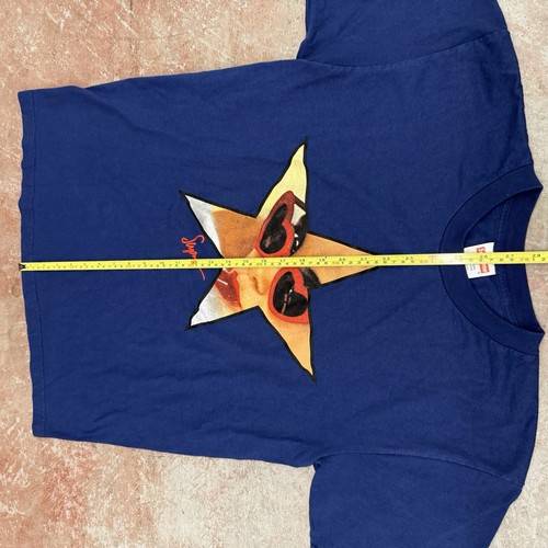 Vintage Y2K Supreme SS08 Lolita Graphic Tee Shirt Blue Size Large Authentic - Picture 6 of 7