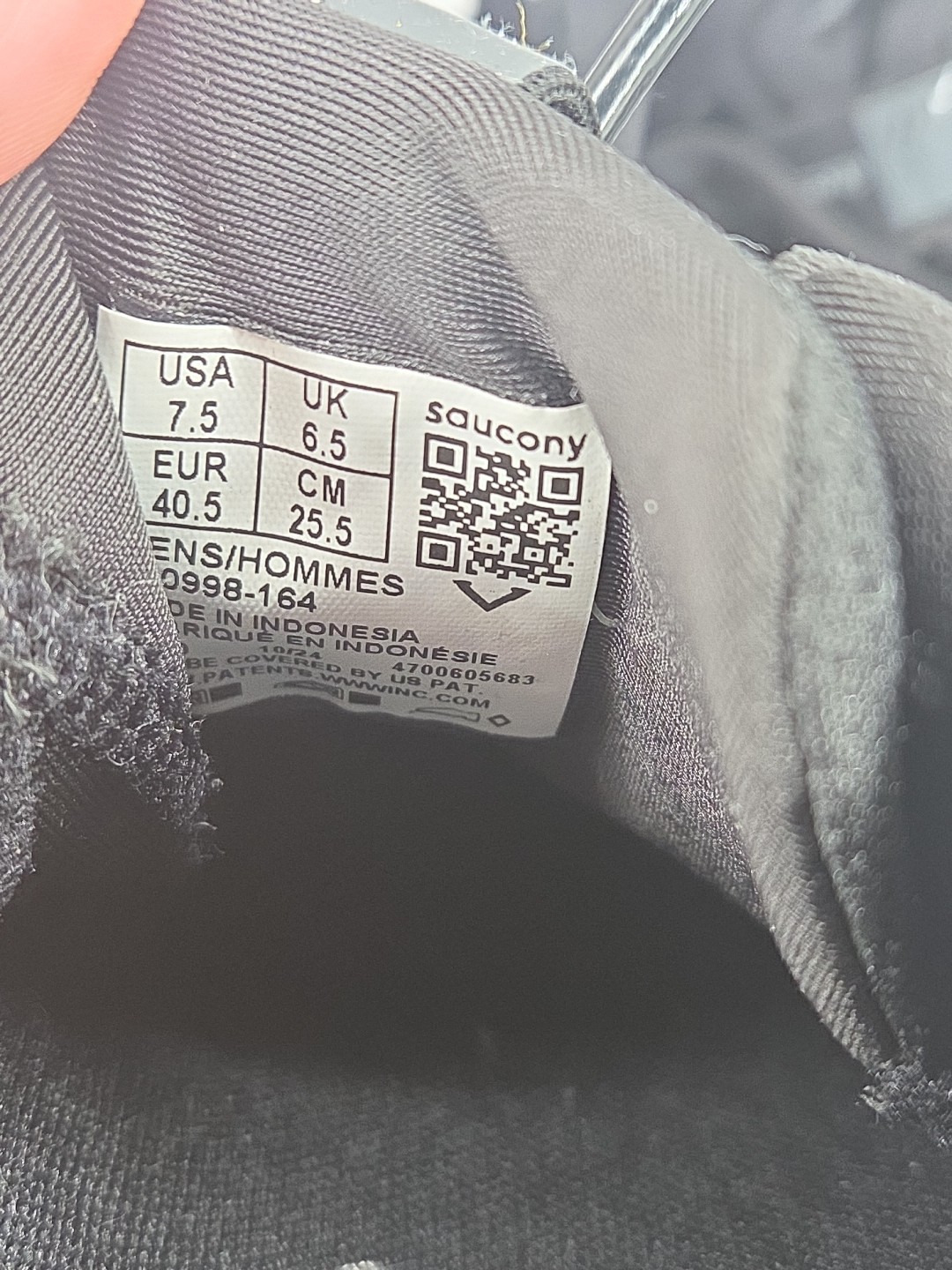 Saucony Guide 18 Mens Size 7.5 Medium D Cloud Black Sneakers S20936-205 thumbnail 7