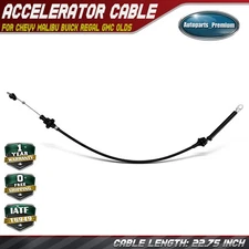 22.75" Carburetor Accelerator Cable for Chevy Malibu Buick Regal GMC Oldsmobile