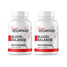  2 Pack Glyco Balancer Blood Balance Support Capsules Pills 120 Capsules 