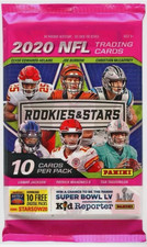 2020 Panini Rookies & Stars Football Retail Pack - Sealed - Burrow, Herbert RC?