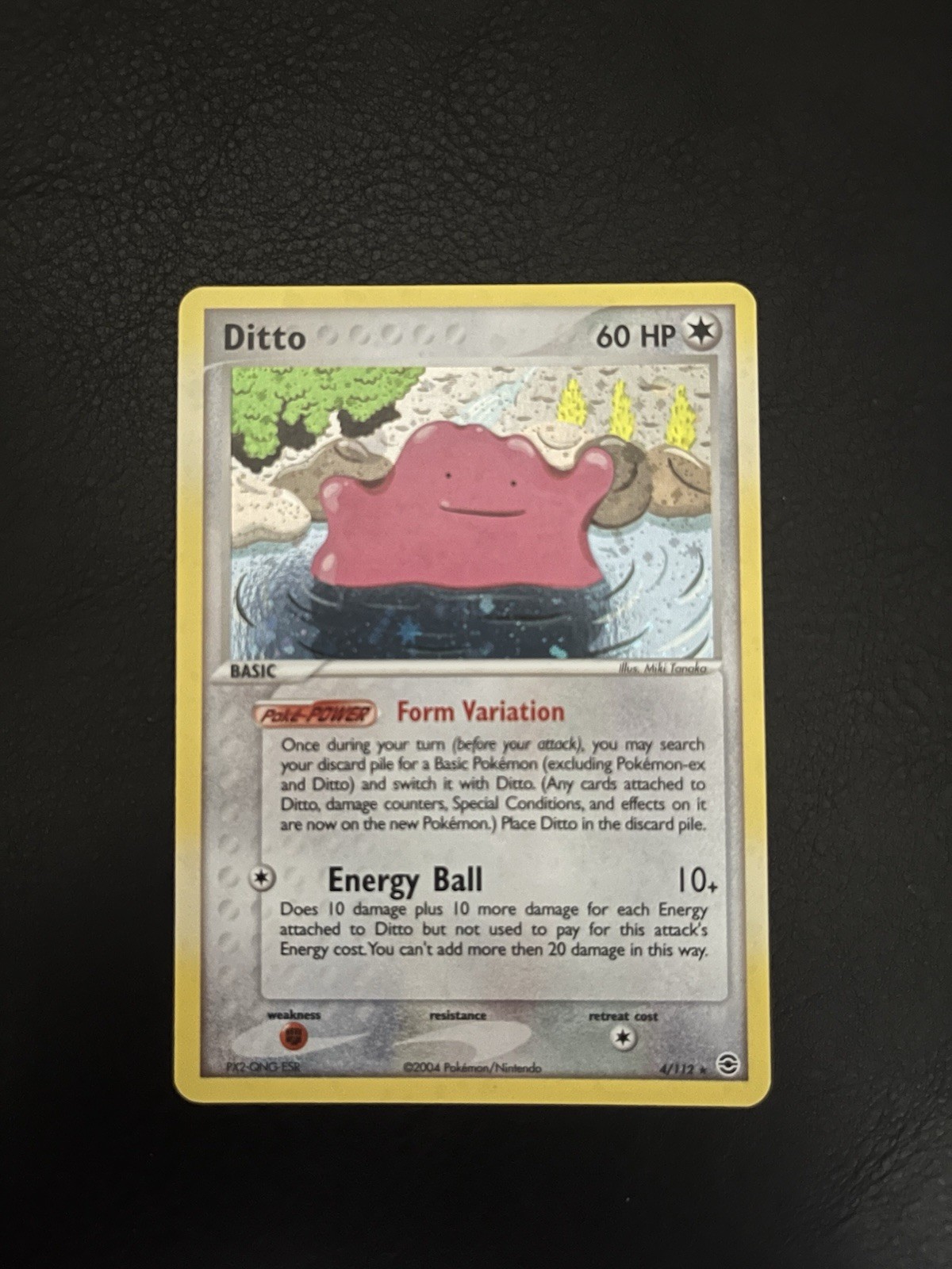 Ditto 4/112 - EX FireRed & LeafGreen - Holo Pokemon TCG EX Condition