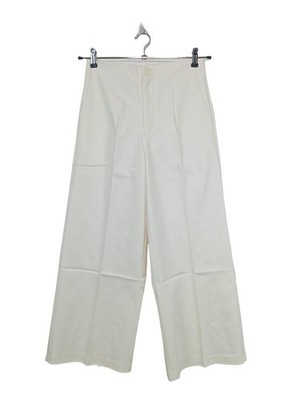 STRADIVARIUS High-Waist Hose Damen Hose Gr. DE 38 weiß Casual-Look
