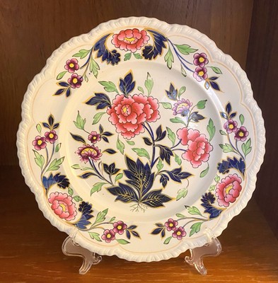 Rare 1820s English JWR Ridgeway 10” Plate Fancy Stone China
