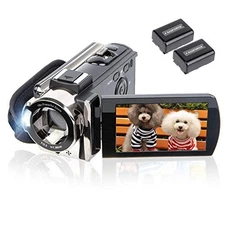 Video Camera Camcorder Digital Camera Recorder Full HD 1080P 15FPS 24MP Black