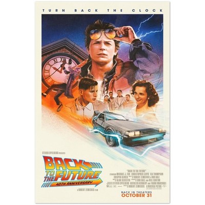 Back to the Future 40th Anniversary Poster  October 31 Release