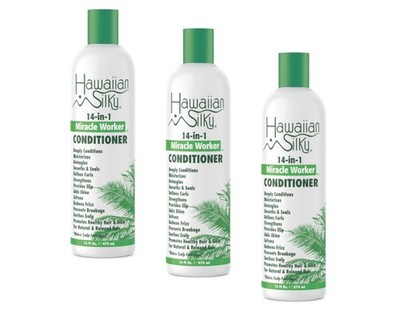 Hawaiian Silky 14-In-1 Miracle Worker Conditioner, 16 Fl. Oz. - Pack of 3