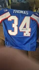 Thurman Thomas Buffalo Bills #34 Signed Football Jersey  Original Certified Auto