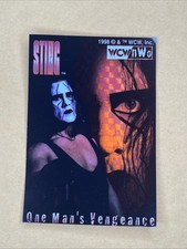 1998 WCW NWO Sting Sticker Pro Wrestling Vending Machine