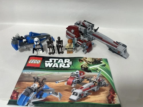 Lego 75012 Star Wars BARC Speeder with Sidecar - Complete w/ Minifigs + Manual