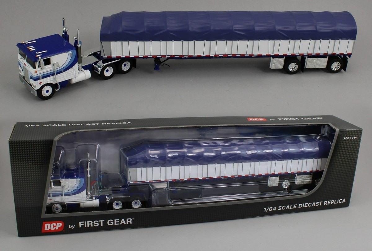 2025 DCP 1:64 *WHITE & BLUE* Peterbilt 352 110