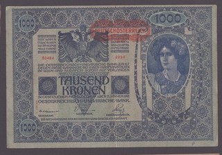 Österreich / Austria; P. 57); 1.000 Kronen von 1919