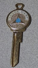 Vintage Dodge Dart Gold Crest 1966 - 76 Ignition Key Blank Vintage Dodge Dart Gold Crest 1966 - 76 Ignition Key Blank