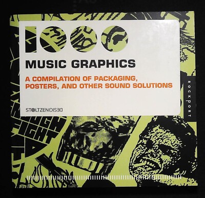 1,000 Music Graphics Book Compilation of Packaging, Posters, and Sound Solutions