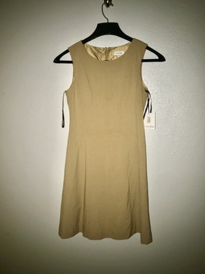 calvin klein khaki dress
