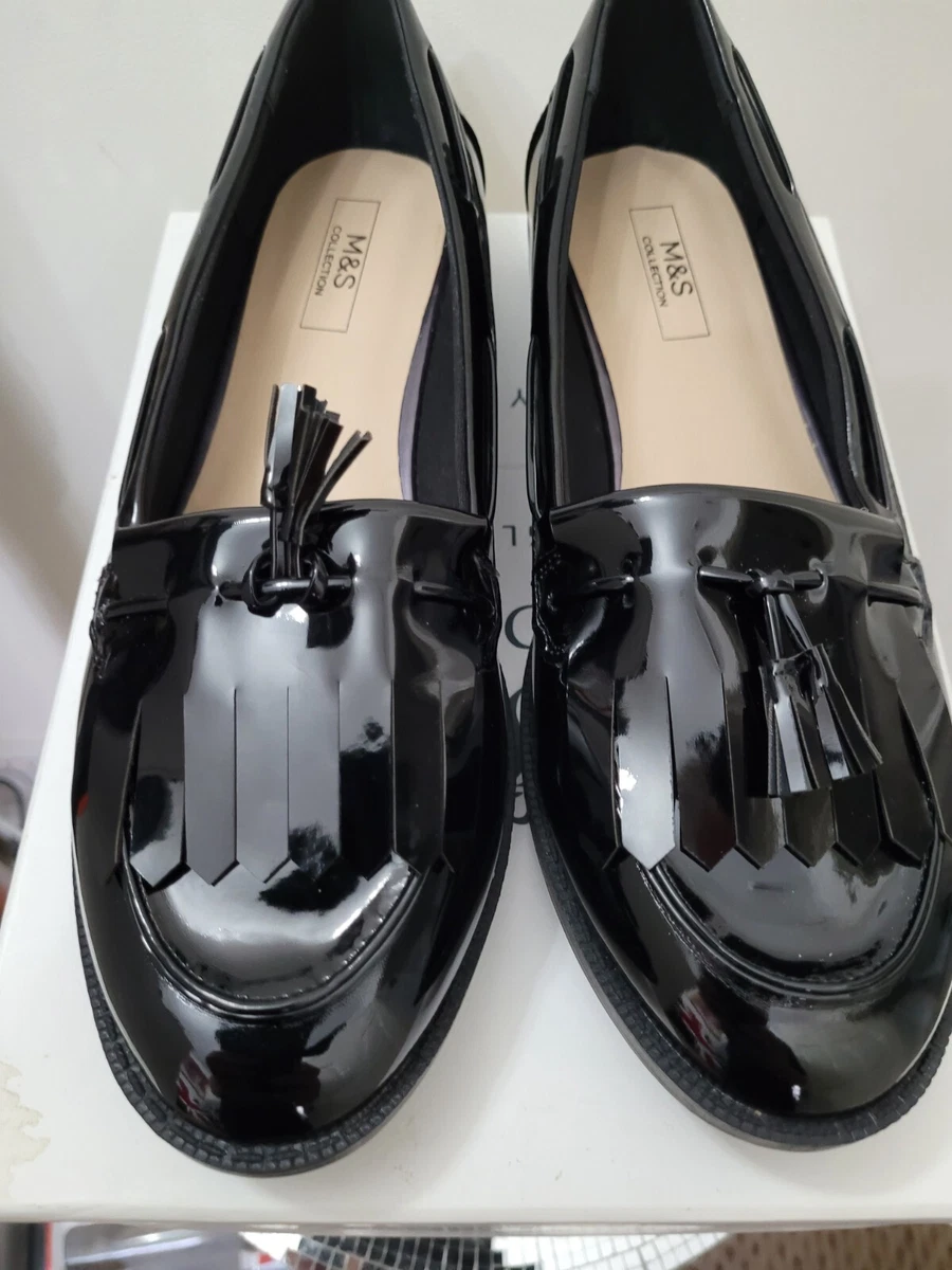 Ladies black shoes marks and spencer sale