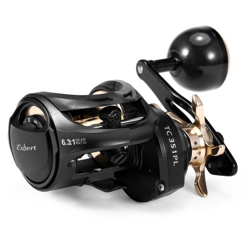 Moulinet Baitcasting Avec écran LCD Numérique - Ratio 6.4:1, Frein Magnétique 9 Vitesses, Traînée Max 18kg - 4