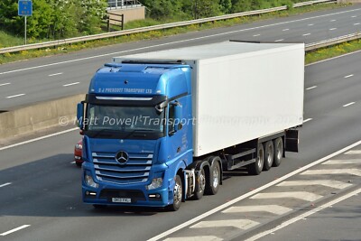 LKW Foto 12x8 - Mercedes Benz Actros - S J Prescott Transport - DK13 YVL