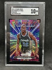 2021-22 Panini Prizm #18 Shaquille O’Neal Fearless Mojo Prizm /25 SGC 10 Gem MT