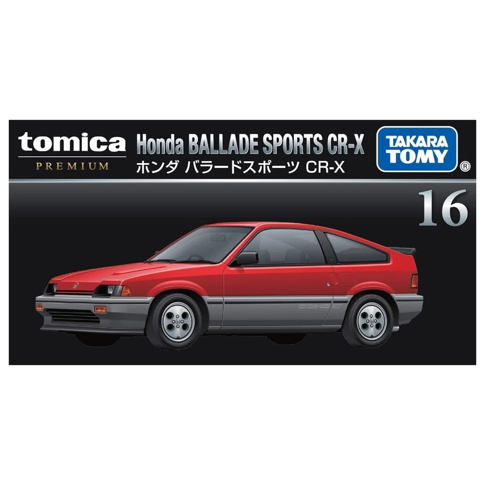 Takara Tomy Tomica Premium No.16 Honda Ballade Sports CR-X Model Car - Image 4 of 4