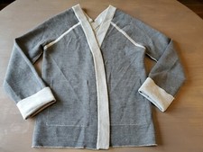 Lululemon Heathered Battleship/Graphite Gray Reverse Me Wrap Cardigan Pocket S/4
